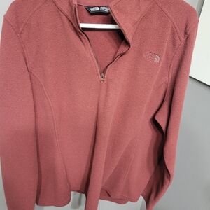 The North Face Orange Quarter-Zip Fleece